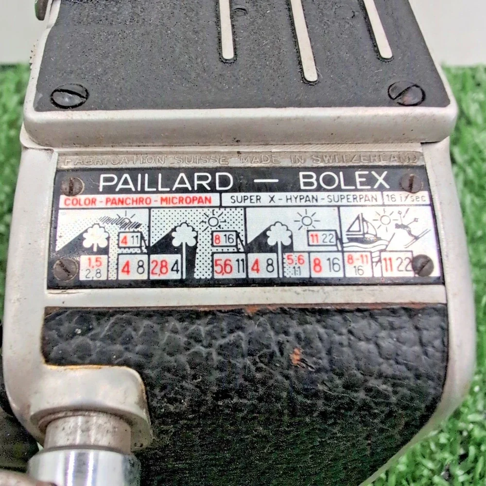 Paillard Vintage‎ Bolex B8 C8S Movie Camera Switzerland 8mm Black - Untested